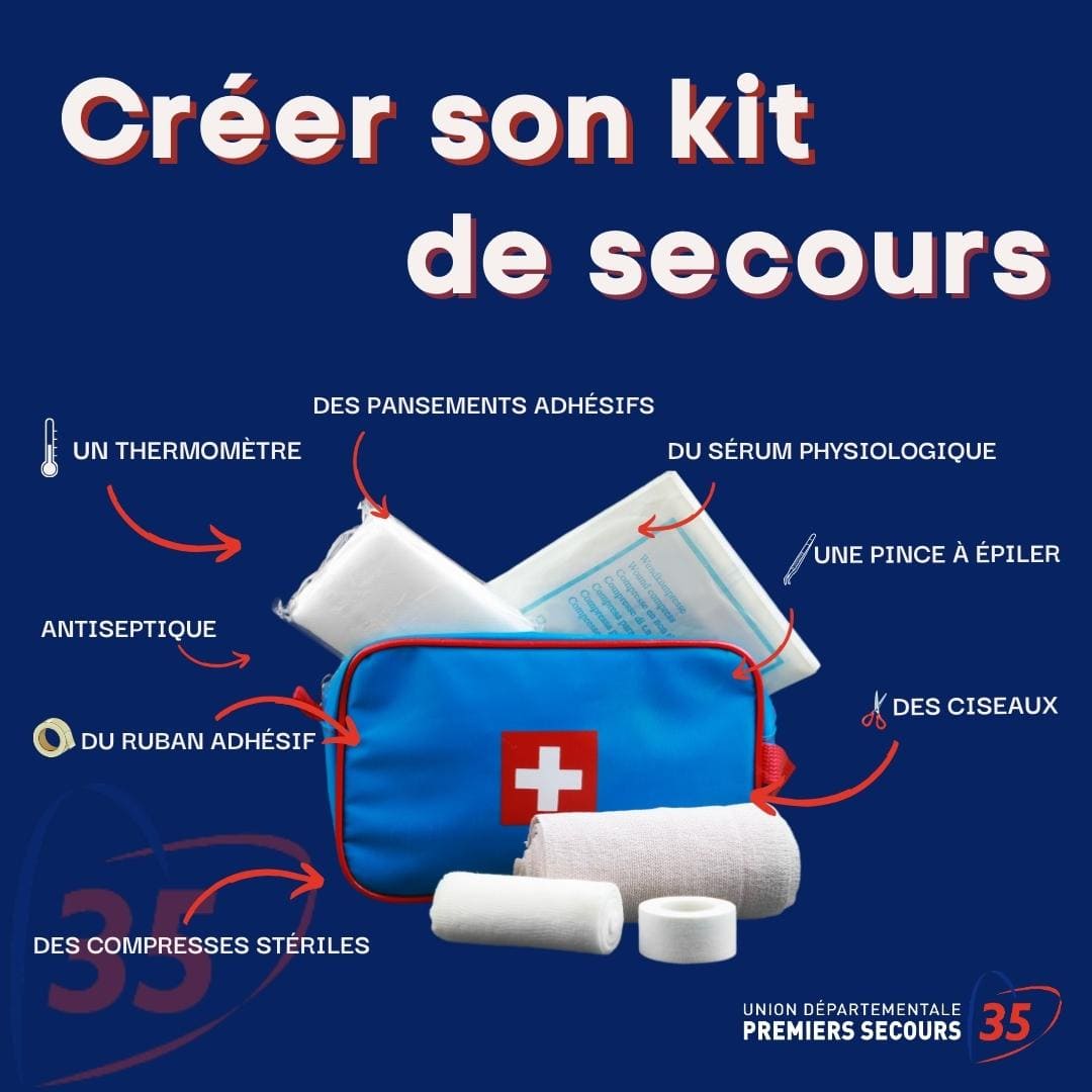 kit de secours contenu